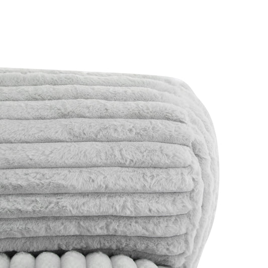 Latina - Indoor Foldbable Bean Bag Lounge Chair - Light Gray