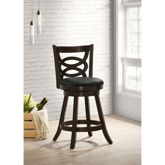 Swivel Counter Stool (Set of 2) - Black