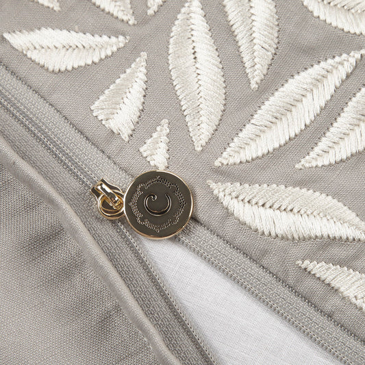 Melodia - Square Decor Pillow - Gray