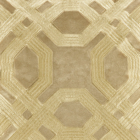 Biron - Square Decor Pillow - Gold