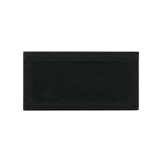 Splendor - 24" x 36" Tufted Reversible Bath Rug - Black