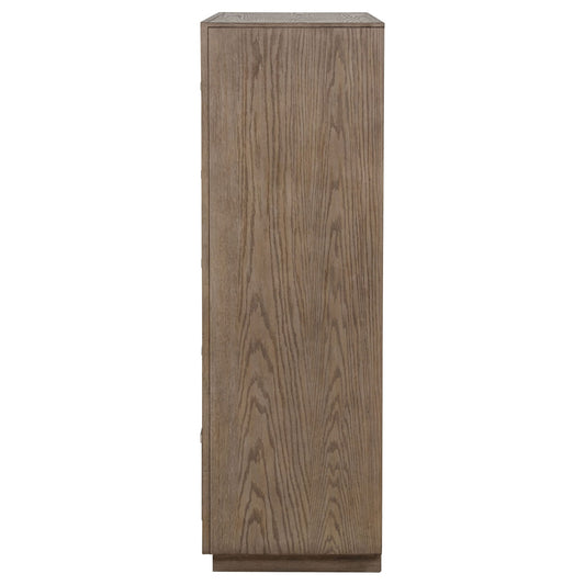 Gibbons Barley - 5 Drawer Bedroom Chest - Brown