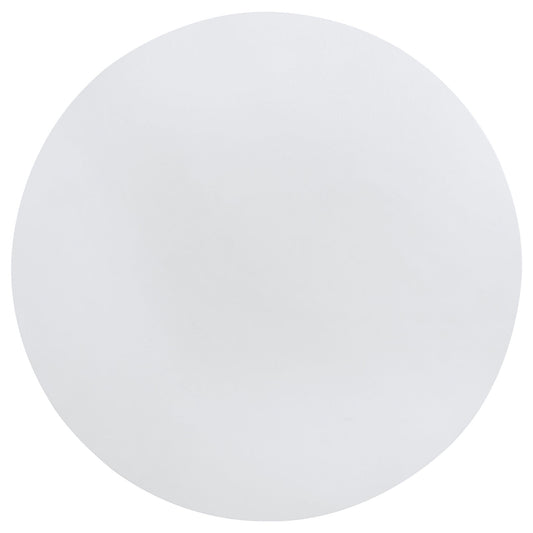 Tyler - Round Dining Table With Shelf Round Table - White