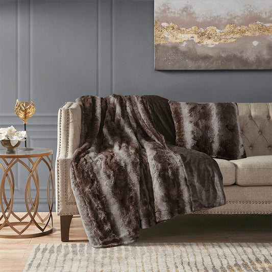 Zuri - Square Pillow - Brown