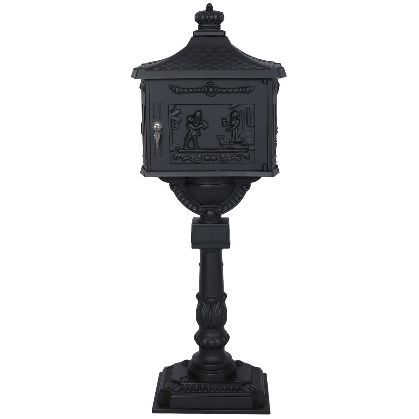 Cast Aluminum Mail Box, Postal Box, Mailbox