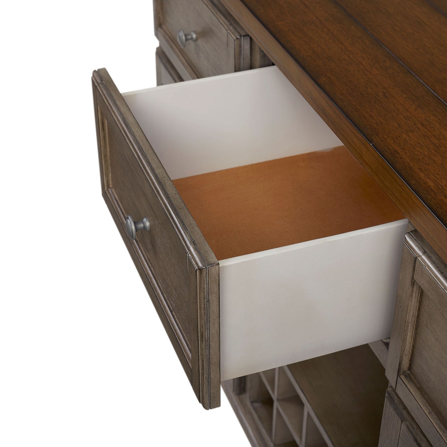 Rustic 2 Tone Sever With Powerpack - Gray