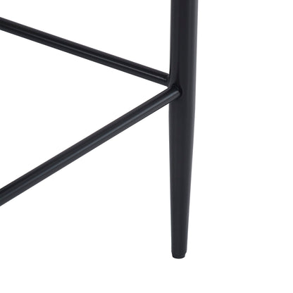 Upholstered Barstools With Back For Kitchen (Set of 2)