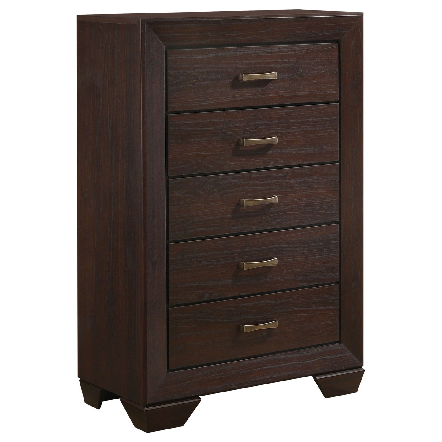 Oatfield - 5 Piece Queen Bedroom Storage Set - Brown