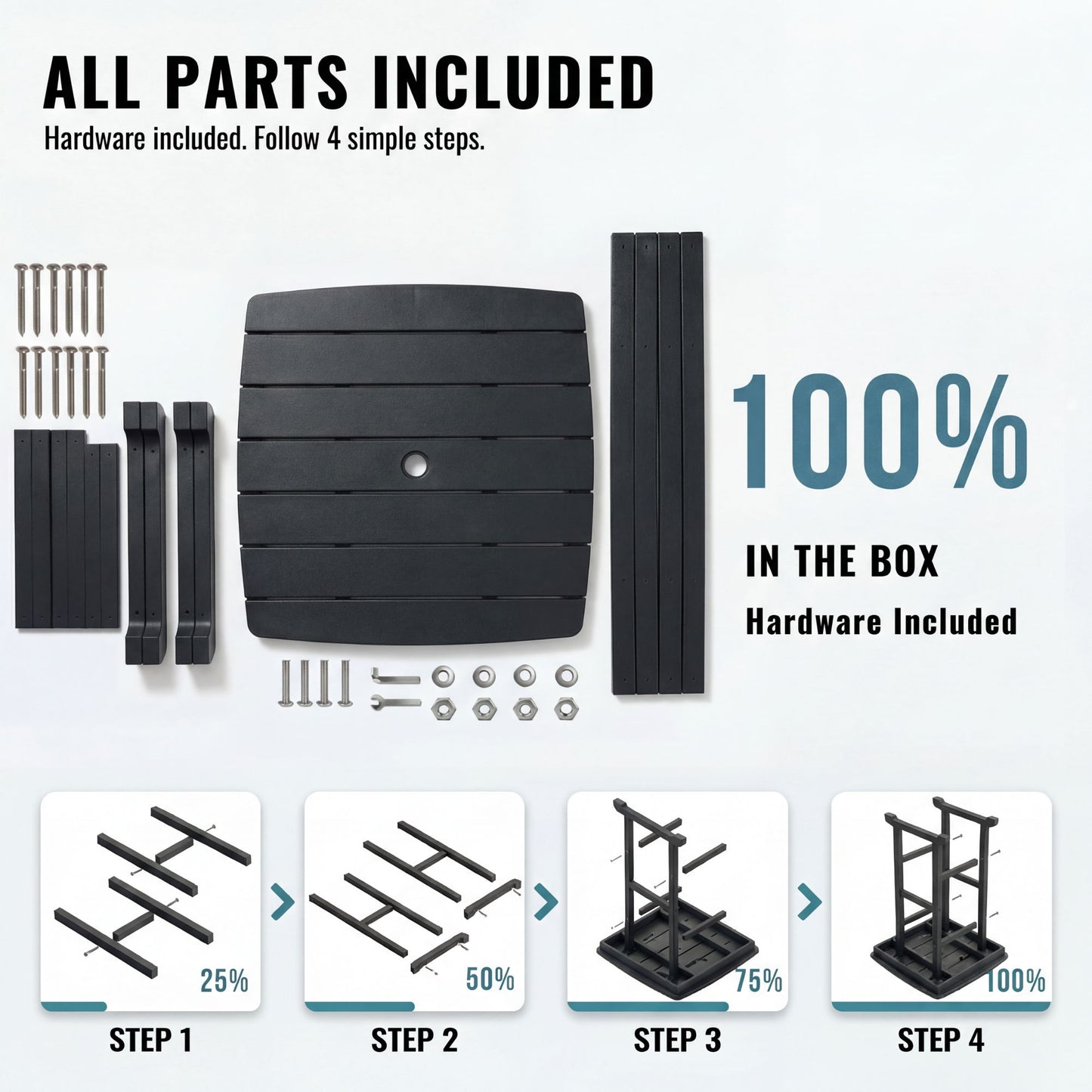 Bar-Height Outdoor Patio Table