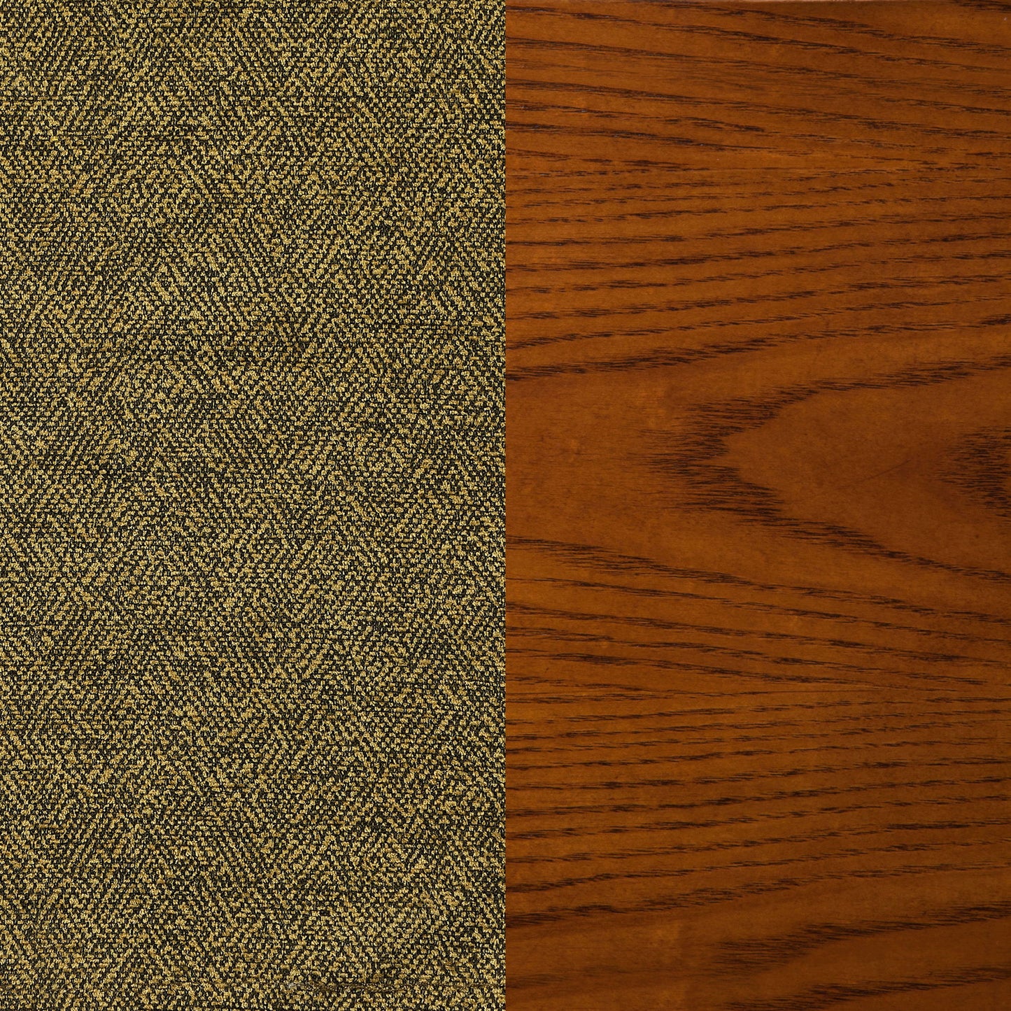 Upholstered Game Chair & Casters - Brown