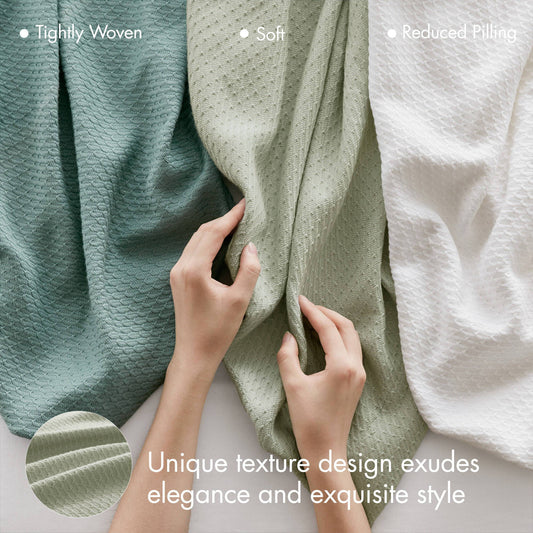 Egyptian Cotton - Twin Blanket - Sage Green