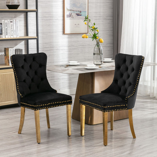 Nikki - Modern, High-End Tufted Dining Chair (Set of 2)