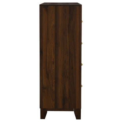 Anza - 4 Drawer Chest Storage Solution - Walnut