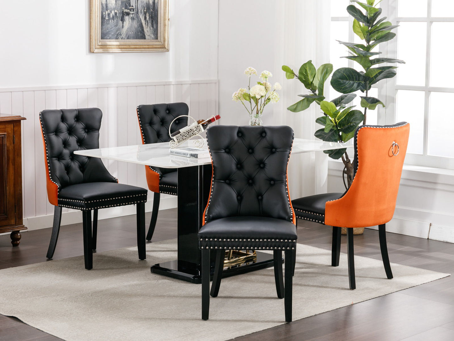 Nikki - Modern Upholstered Dining Chair (Set of 2)