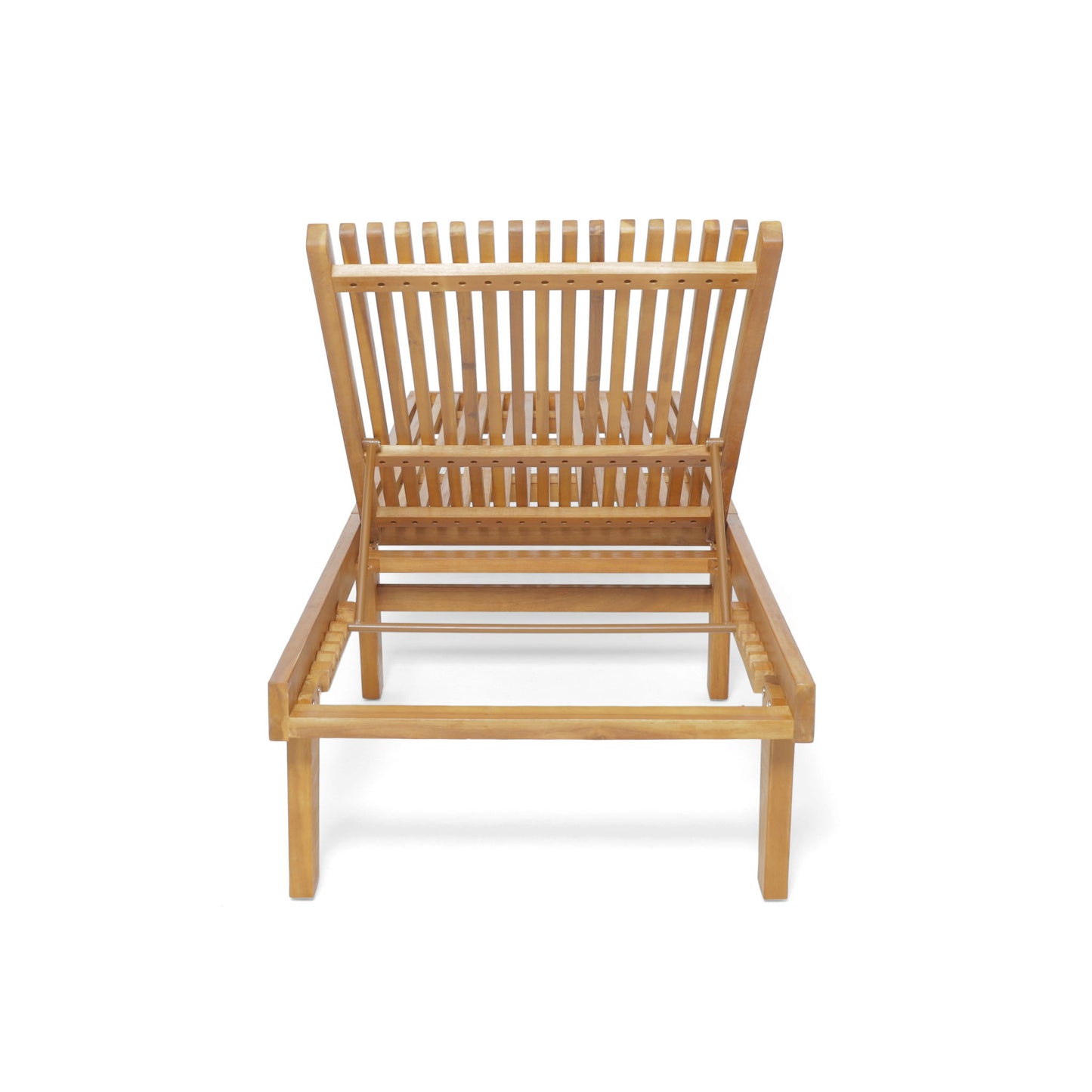 Nadine - Stylish Chaise Lounge Chair - Teak