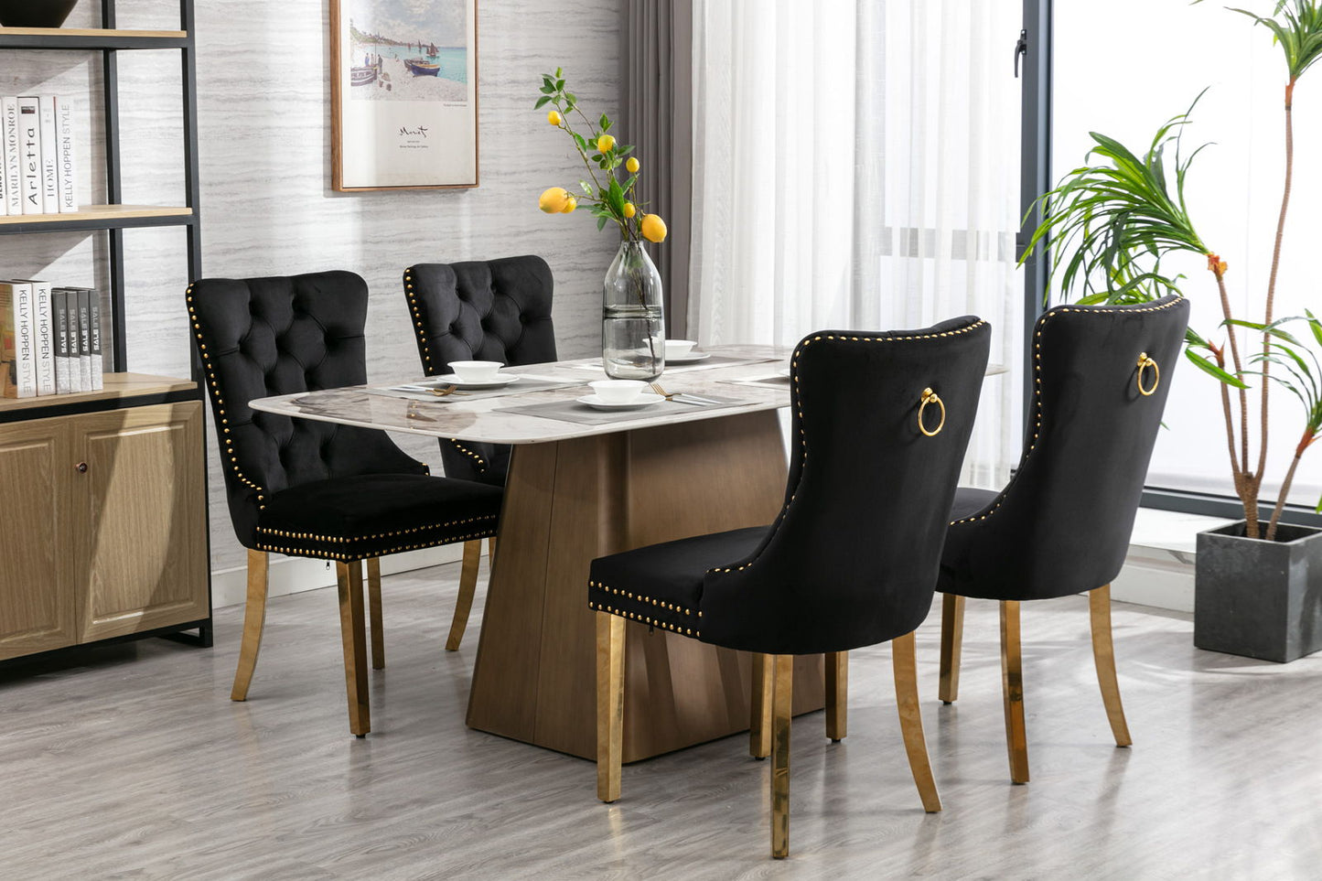Nikki - Modern, High-End Tufted Dining Chair (Set of 2)