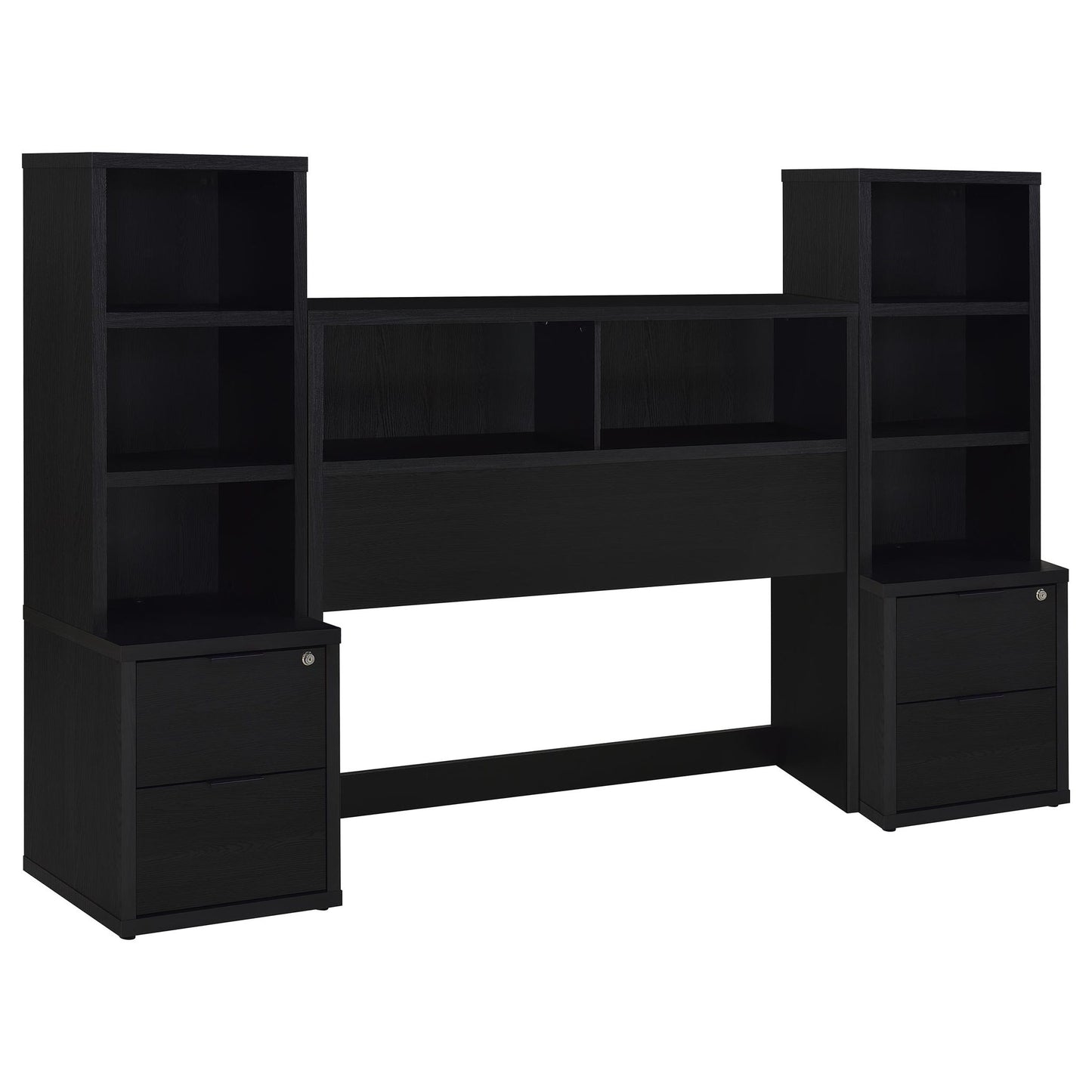 Geary - 3 Piece Bedroom Set With Bookcase Headboard