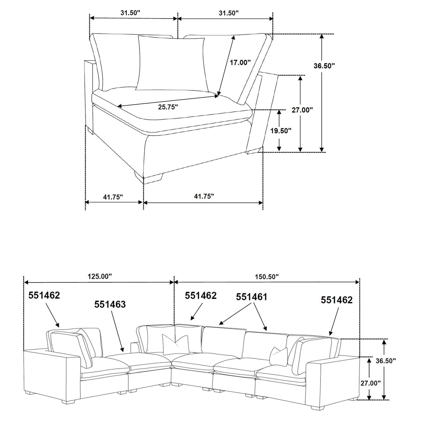 Ridgemont - Sectional Sofa
