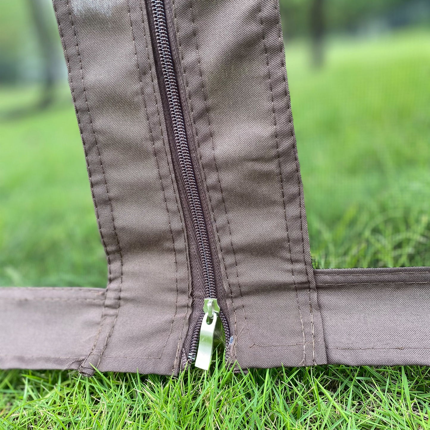 Patio Gazebo Tent With Ventilated Double Roof And Mosquito Net For Backyard Or Garden