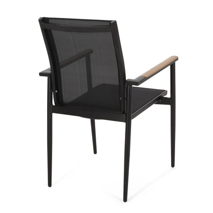 Barrister - Dining Chair (Set of 2) - Black / Natural