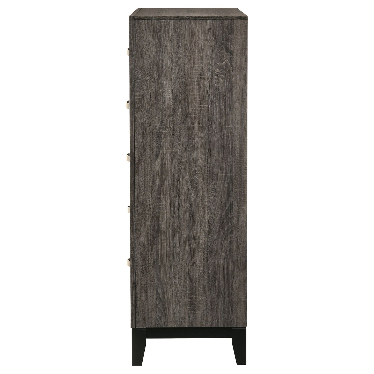 Gregory - 5 Drawer Chest - Smoke Gray