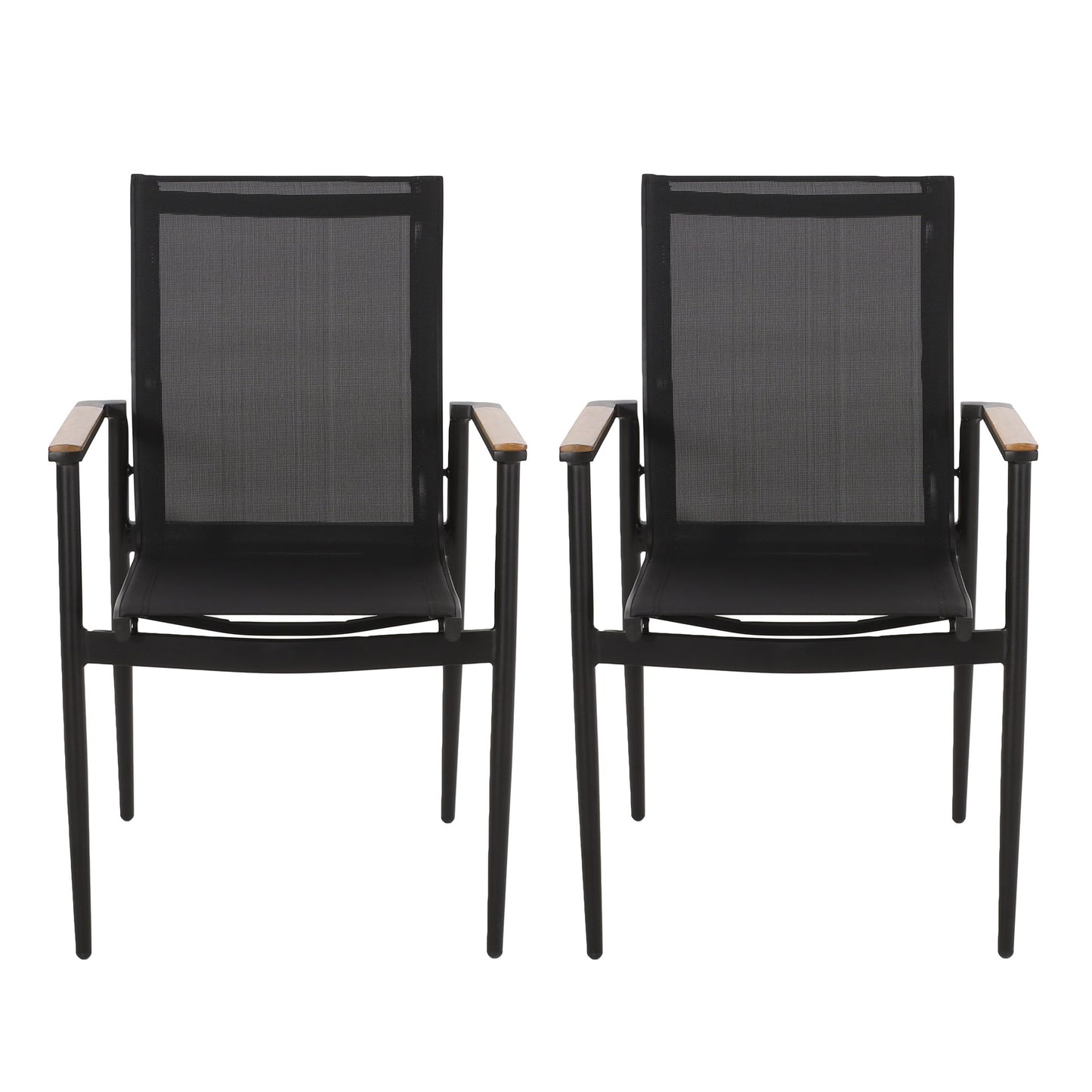 Barrister - Dining Chair (Set of 2) - Black / Natural
