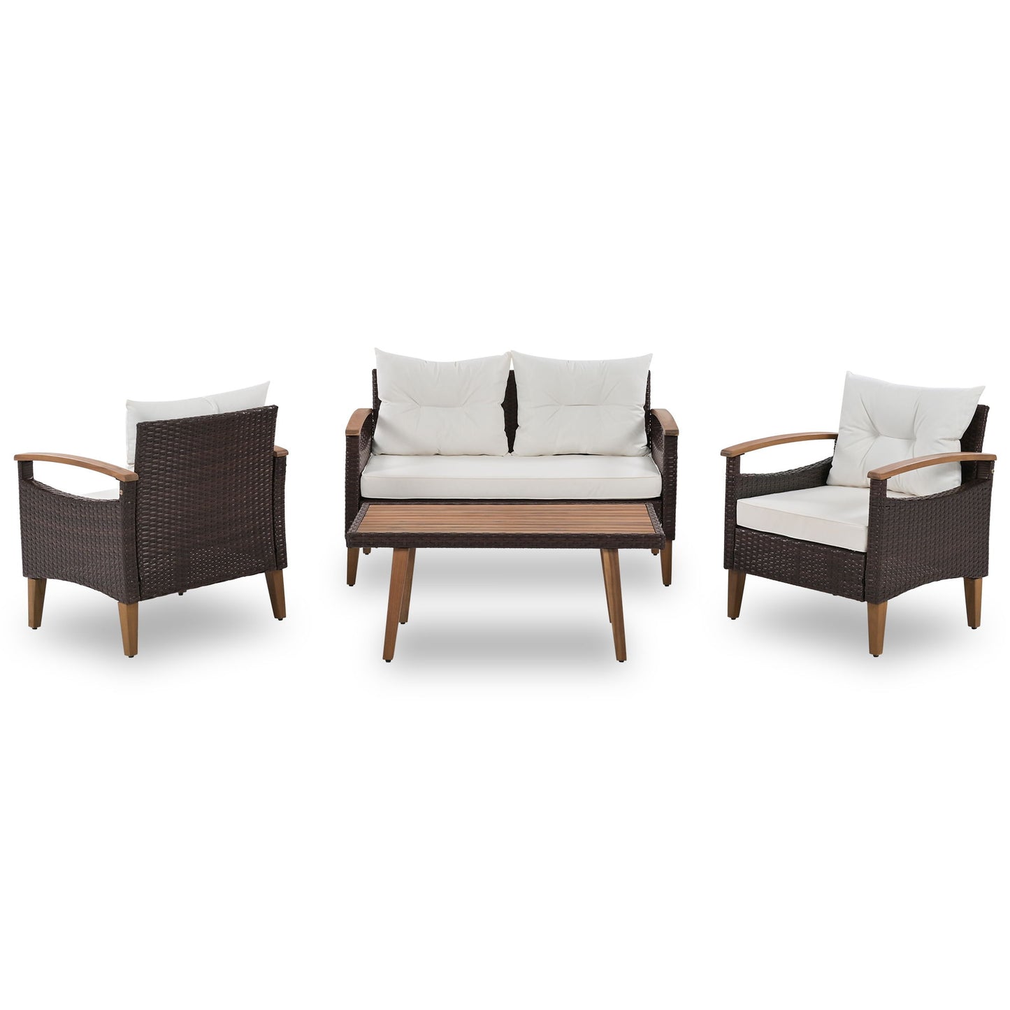 4 Piece Garden Furniture, Patio Seating Set