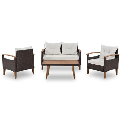 4 Piece Garden Furniture, Patio Seating Set