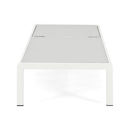 Outdoor Patio Chaise Lounge With 5 Reclining Positions