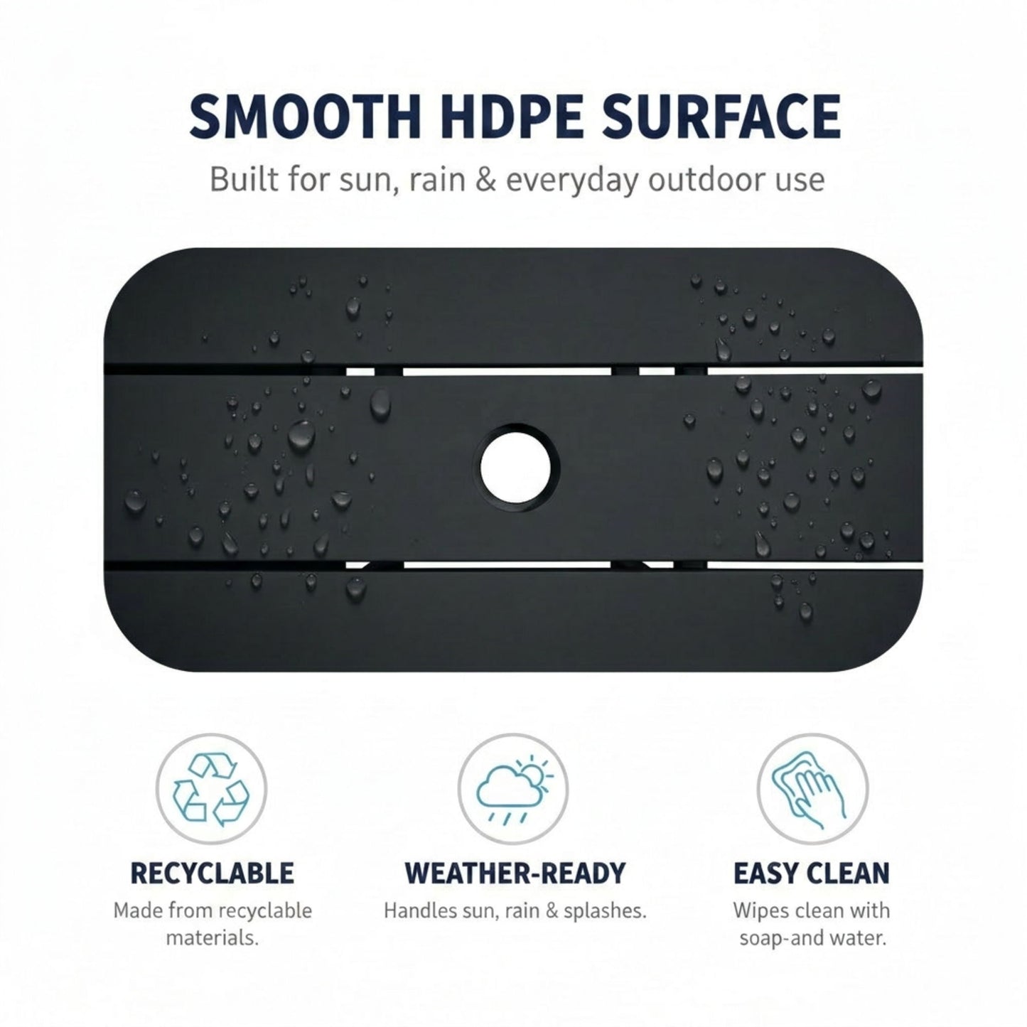 Bar-Height Outdoor Patio Table