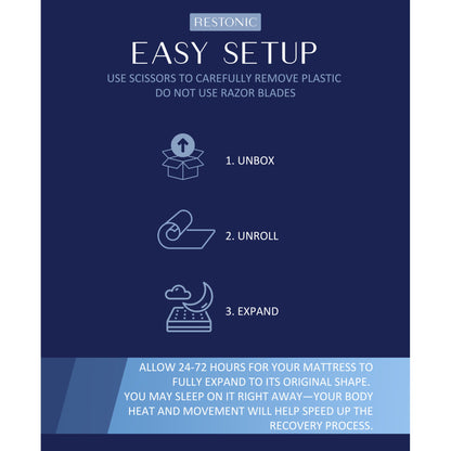 Comfort Care - 12" Hybrid Euro Top Mattress Plush Comfort, Foam