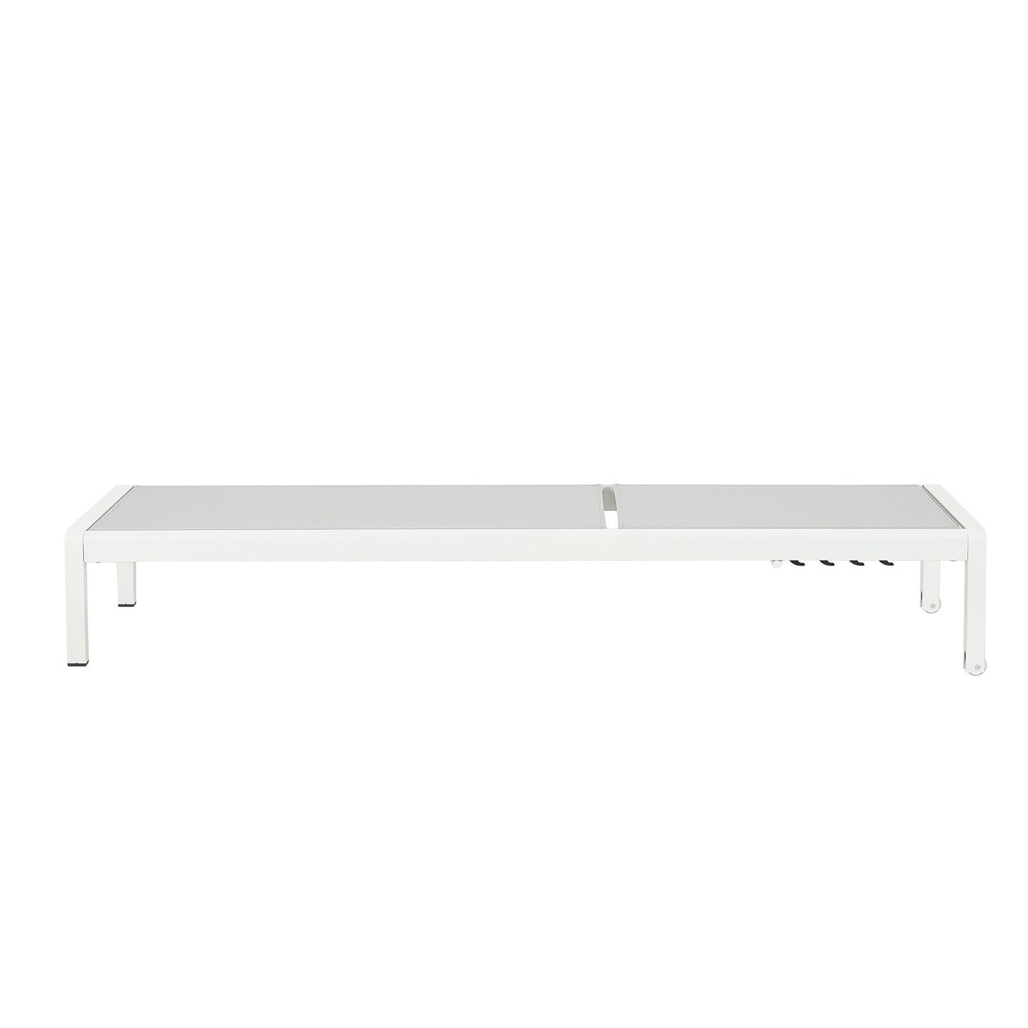 Outdoor Patio Chaise Lounge With 5 Reclining Positions