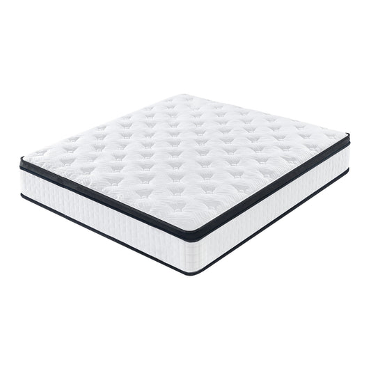 12" Hybrid Mattress Individual Pocket Spring, 7 Zoned Memory Foam