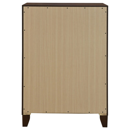 Anza - 4 Drawer Chest Storage Solution - Walnut