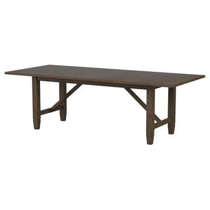 Jamie - Rectangular Dining Table With Extension Leaf - Light Brown