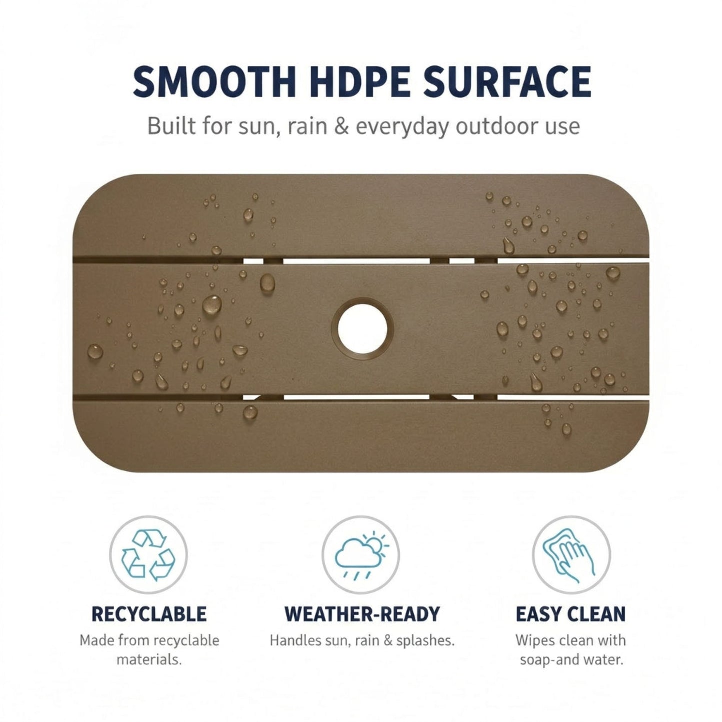 Bar-Height Outdoor Patio Table