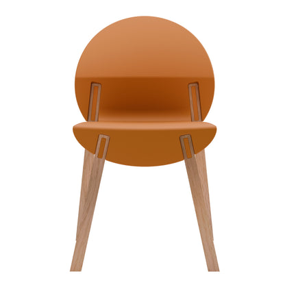 4 Piece Set Of Single Chairs With A Design Combining Modern And Traditional Elements