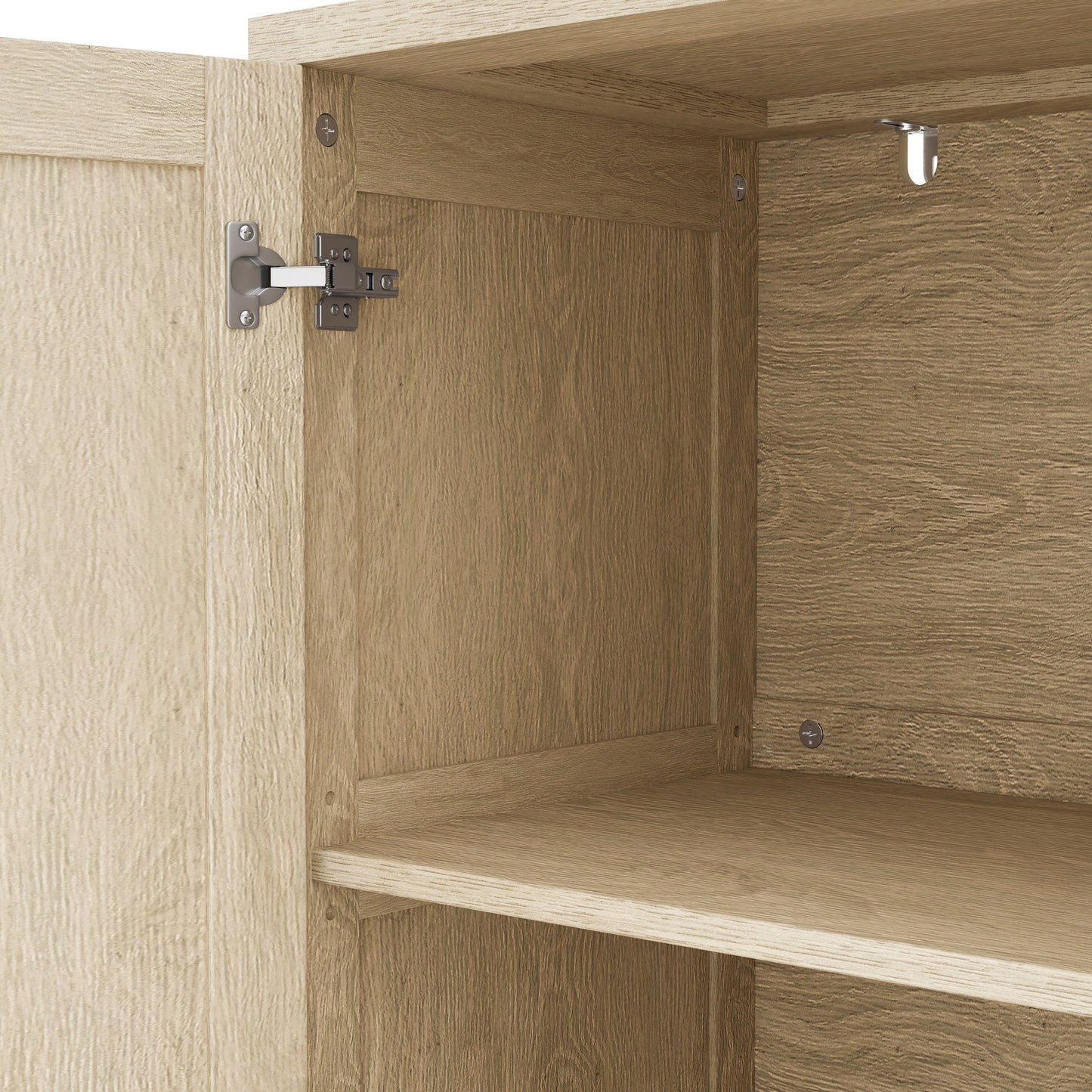 Buffet Cabinet With Adjustable Shelves For Kitchen