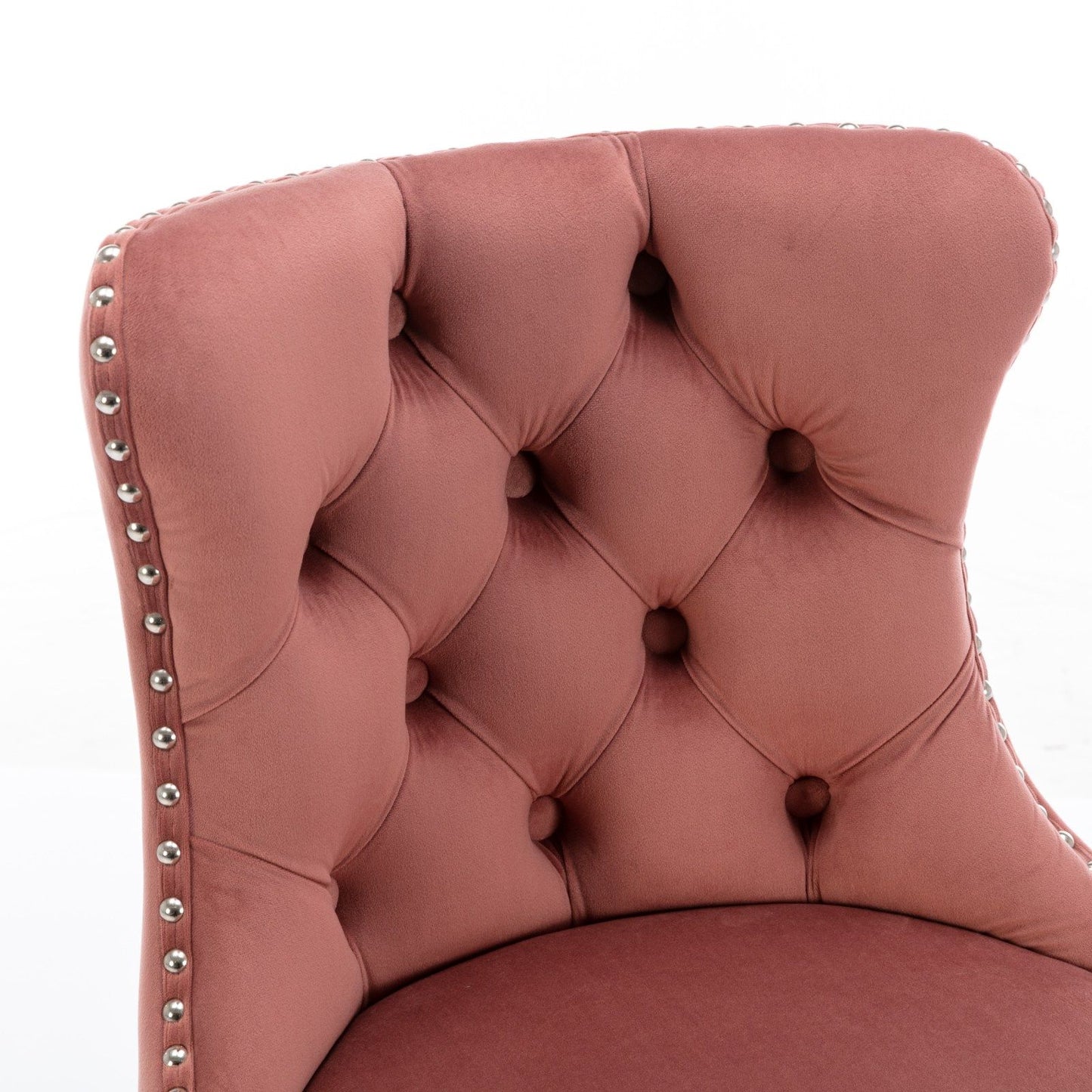 Swivel Barstools Adjusatble Seat Height From 25-33", Modern Upholstered Base Bar Stools With Backs Comfortable Tufted For Home Pub And Kitchen Island (Set of 2)