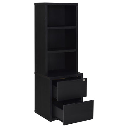 Geary - 3 Piece Wall Unit Bookcase Set With USB Storage