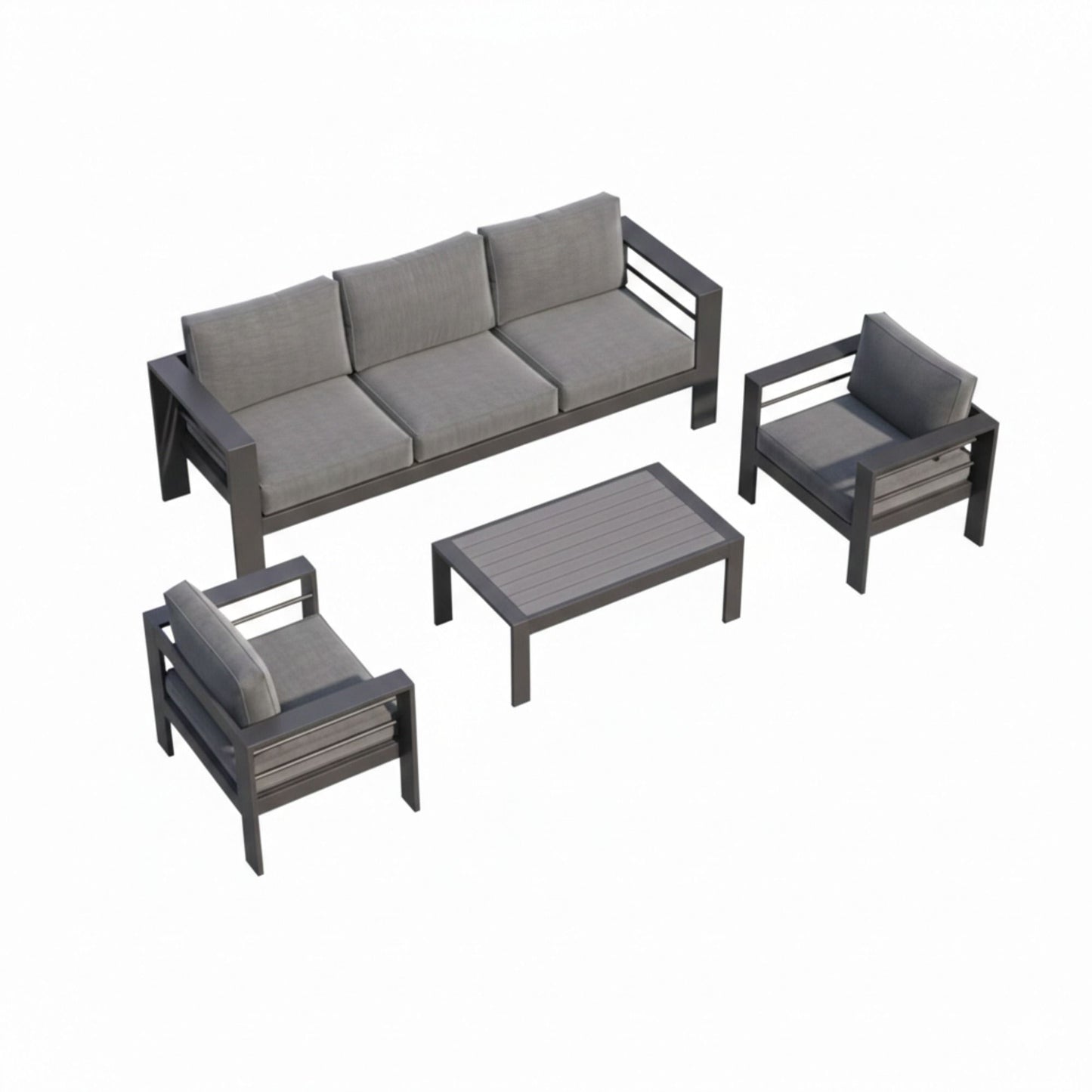 Outdoor Patio Set, All-Weather & Thick Cushions