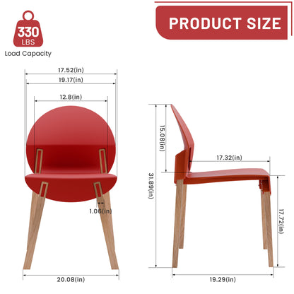 4 Piece Set Of Single Chairs With Long Table