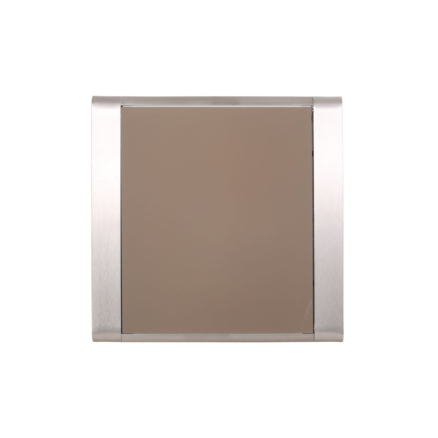 Cape Coral - Contemporary Side Table With Frosted Glass Top