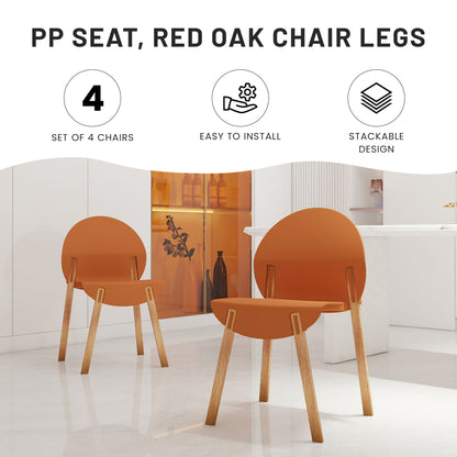 4 Piece Set Of Single Chairs With A Folding Square Table