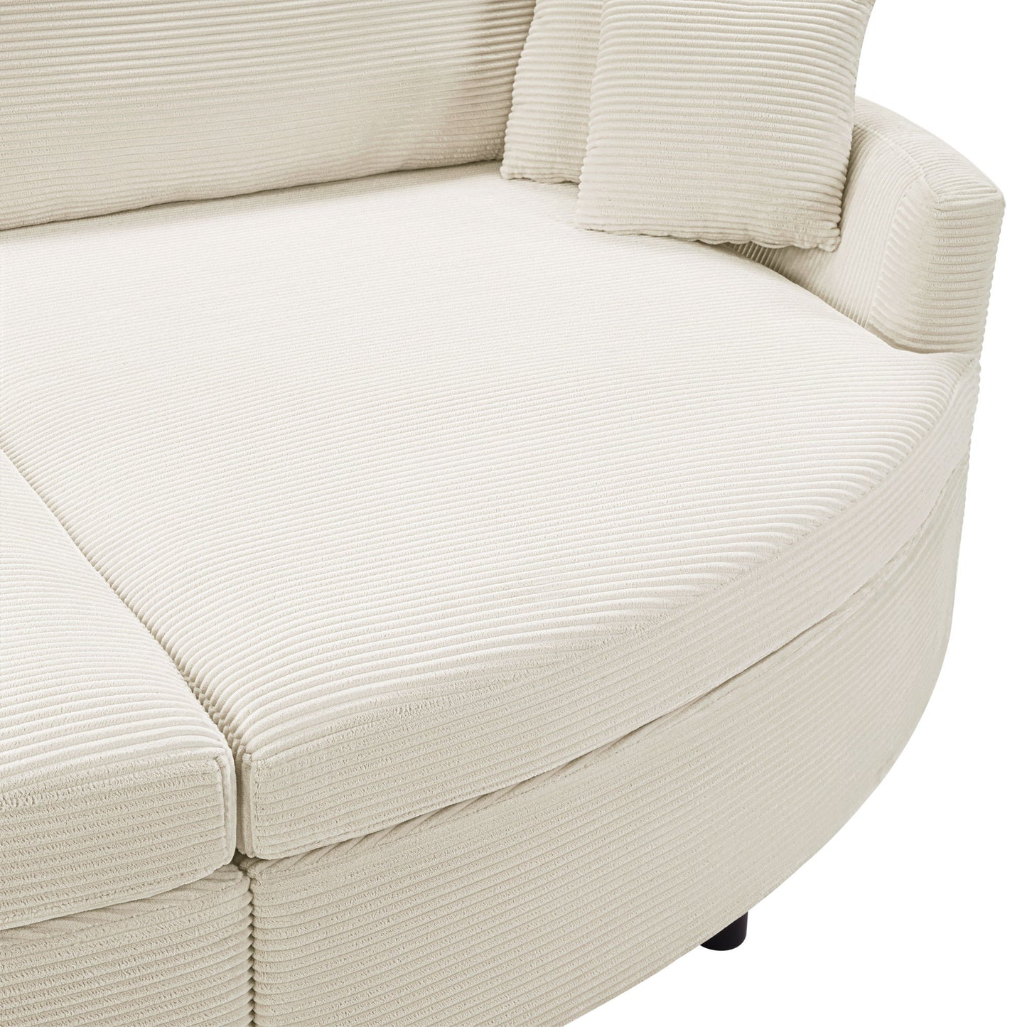 Oversized Double Chaise Lounge Sofa With USB Ports
