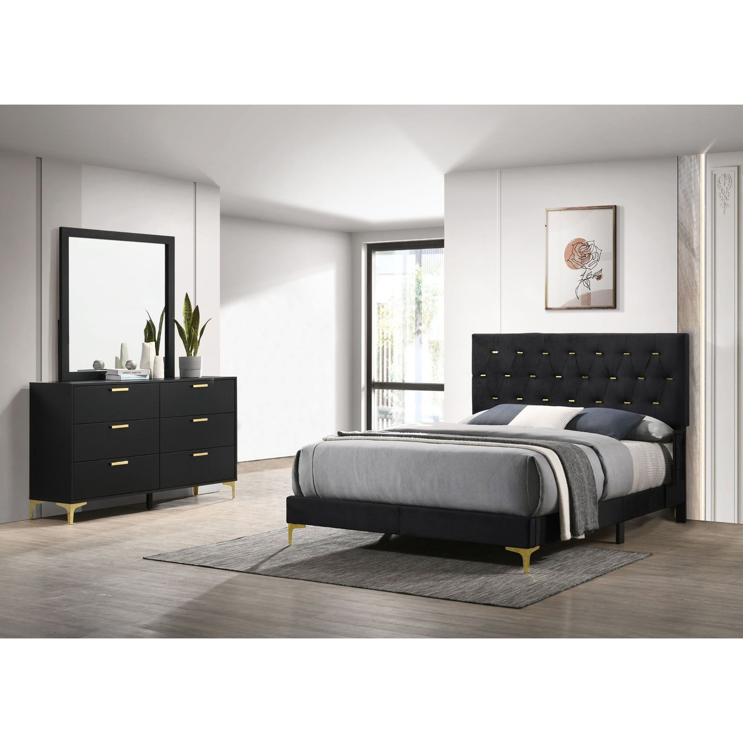 Lexie - Tufted Panel Bedroom Set