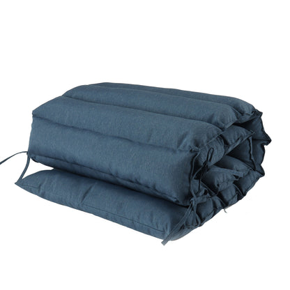 2 Piece Outdoor Chaise Lounge Chair Cushion Set