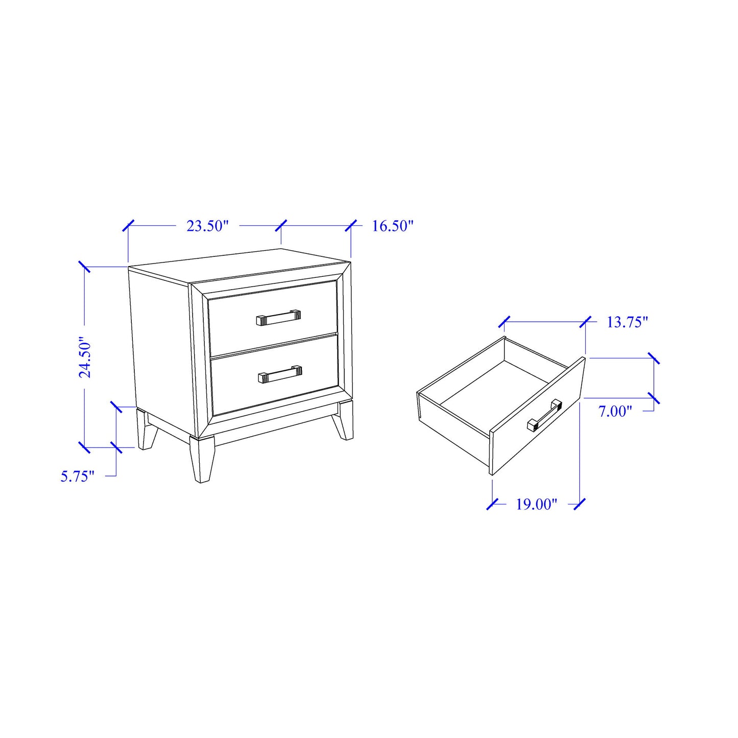 Mirage - 5 Piece Bedroom Set