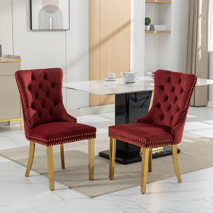 Nikki - Modern, High-End Tufted Dining Chair (Set of 2)