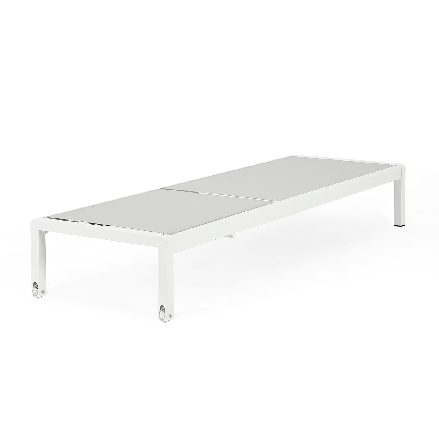 Outdoor Patio Chaise Lounge With 5 Reclining Positions